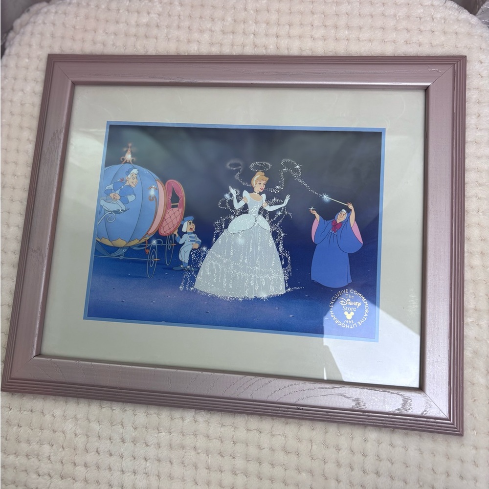 Disney Store Exclusive 1995 Cinderella Lithograph Print